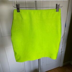 Neon Green Skirt